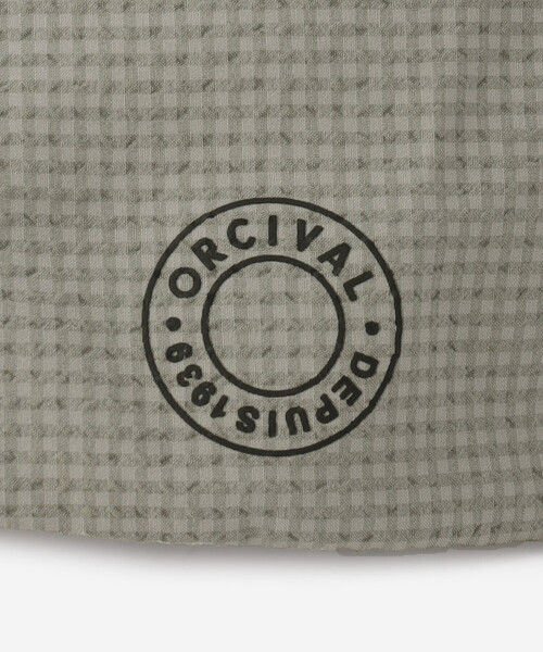ORCIVAL（オーシバル）の「ORCIVAL | サッカーギンガム ジェットキャップ UNISEX（キャップ・レディース・ブラック系その他/グレー系その他/オリーブ・F）」の10枚目の写真