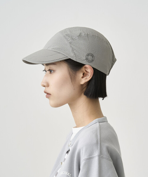 ORCIVAL（オーシバル）の「ORCIVAL | サッカーギンガム ジェットキャップ UNISEX（キャップ・レディース・ブラック系その他/グレー系その他/オリーブ・F）」の13枚目の写真