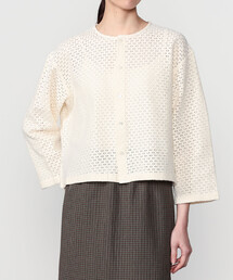 Bshop | INDIA INDUSTRY | ラティスレース シャツカーディガン WOMEN(シャツ/ブラウス)