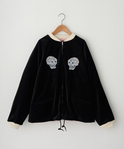 THRIFTY LOOK(スリフティールック)の「【THRIFTY LOOK/スリフティールック】SNAKE & SKULL SOUVENIR SHORT JACKET(ブルゾン・レディース・バーガンディー/ブラック・MEDIUM/LARGE)」の17枚目の写真