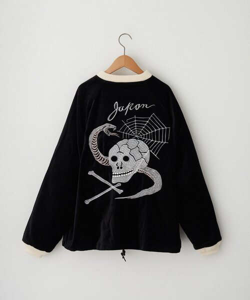 THRIFTY LOOK(スリフティールック)の「【THRIFTY LOOK/スリフティールック】SNAKE & SKULL SOUVENIR SHORT JACKET(ブルゾン・レディース・バーガンディー/ブラック・MEDIUM/LARGE)」の18枚目の写真