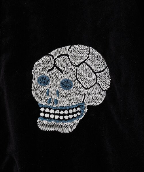 THRIFTY LOOK(スリフティールック)の「【THRIFTY LOOK/スリフティールック】SNAKE & SKULL SOUVENIR SHORT JACKET(ブルゾン・レディース・バーガンディー/ブラック・MEDIUM/LARGE)」の4枚目の写真
