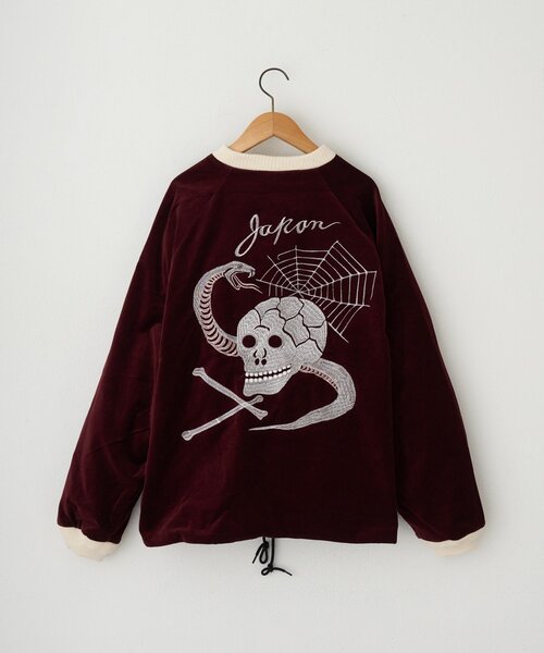THRIFTY LOOK(スリフティールック)の「【THRIFTY LOOK/スリフティールック】SNAKE & SKULL SOUVENIR SHORT JACKET(ブルゾン・レディース・バーガンディー/ブラック・MEDIUM/LARGE)」の14枚目の写真