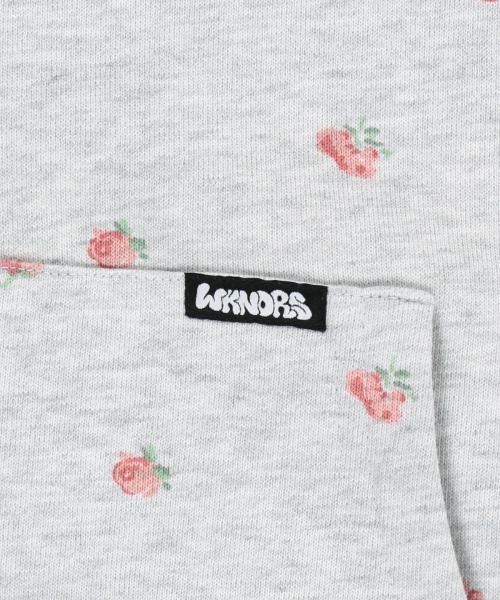 WKNDRS(ウィーキャンドース)の「FLORAL ZIP-UP HOODIE (L.GREY)(パーカー・レディース・その他・MEDIUM/LARGE/X-LARGE)」の5枚目の写真