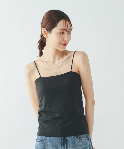 GLOBAL WORK（グローバルワーク）の「Fffit エフィット/カップ付きキャミストレートネック/625132（キャミソール・レディース・ダークブラウン/ブラック/オフホワイト・X-LARGE/LARGE/SMALL/MEDIUM）」の17枚目の写真