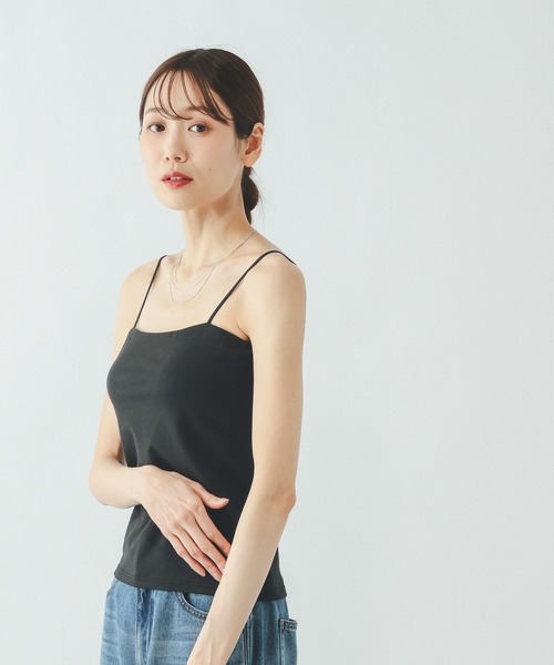 GLOBAL WORK（グローバルワーク）の「Fffit エフィット/カップ付きキャミストレートネック/625132（キャミソール・レディース・ダークブラウン/ブラック/オフホワイト・X-LARGE/LARGE/SMALL/MEDIUM）」の18枚目の写真