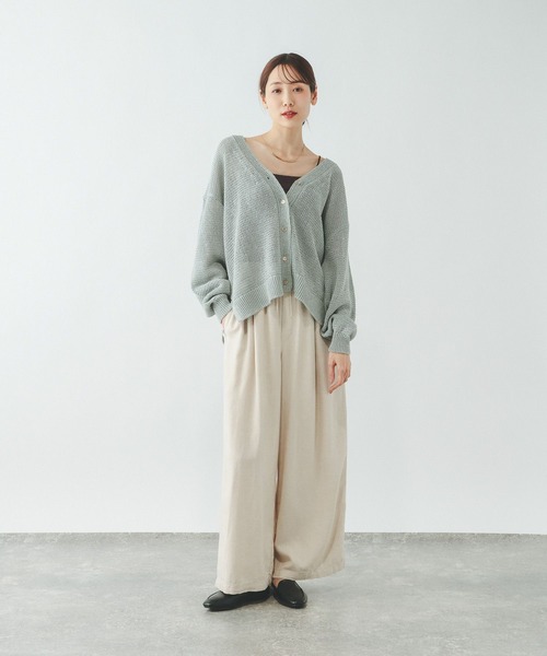 GLOBAL WORK（グローバルワーク）の「Fffit エフィット/カップ付きキャミストレートネック/625132（キャミソール・レディース・ダークブラウン/ブラック/オフホワイト・X-LARGE/LARGE/SMALL/MEDIUM）」の19枚目の写真