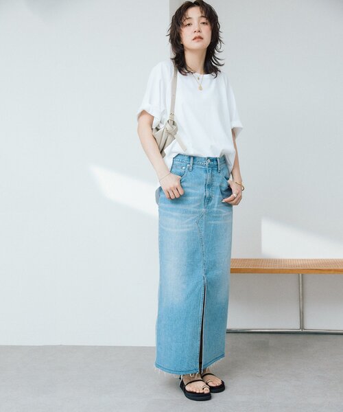 RIVE DROITE（リヴドロワ）の「【インフルエンサーYossshiiii企画】ヴィンテージ天竺ゴブソデTee（Tシャツ/カットソー・レディース・ホワイト/カーキ/モカ/ブラック・FREE）」の5枚目の写真