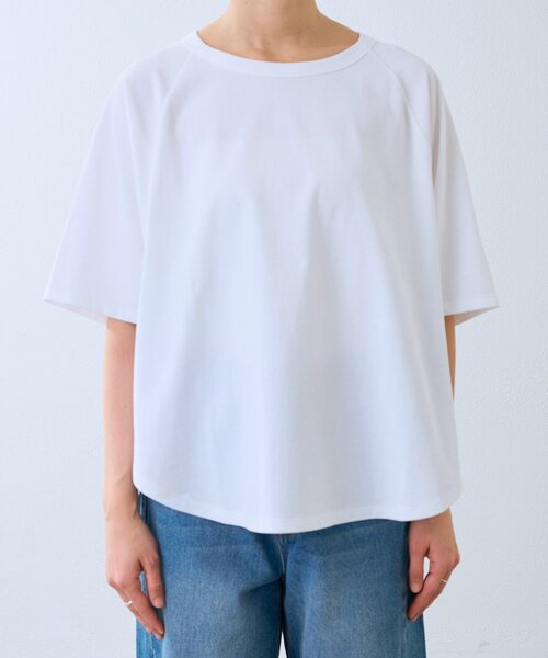 RIVE DROITE(リヴドロワ)の「【インフルエンサーYossshiiii企画】ヴィンテージ天竺ゴブソデTee(夏服)(Tシャツ/カットソー・レディース・ホワイト/カーキ/モカ/ブラック・FREE)」の20枚目の写真