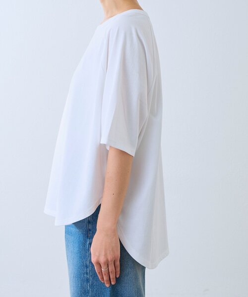 RIVE DROITE(リヴドロワ)の「【インフルエンサーYossshiiii企画】ヴィンテージ天竺ゴブソデTee(夏服)(Tシャツ/カットソー・レディース・ホワイト/カーキ/モカ/ブラック・FREE)」の21枚目の写真