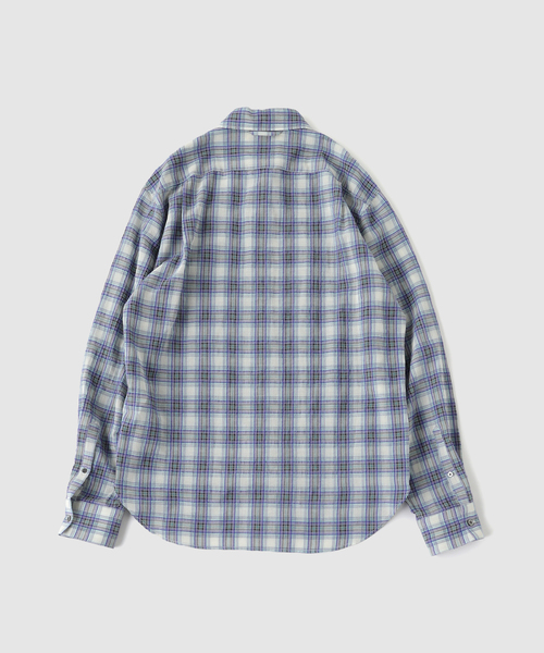 DAIRIKU（ダイリク）の「DAIRIKU / ダイリク "Cotton Check"W-PKT Dress L-S Sh（シャツ/ブラウス・メンズ・ブルー系その他・LARGE/MEDIUM/SMALL）」の2枚目の写真