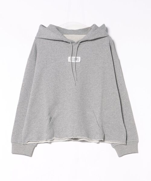 MM6 Maison Margiela（ｴﾑｴﾑｼｯｸｽ ﾒｿﾞﾝ ﾏﾙｼﾞｪﾗ）の「MM6　WOMAN SWEATSHIRT（パーカー・レディース・ライトグレー・MEDIUM/SMALL）」の3枚目の写真