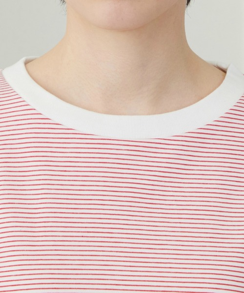 Lee(リー)の「Lee/リー ラウンドヘム ショートスリーブTシャツ(Tシャツ/カットソー・レディース・その他1/その他2/ホワイト/ブラック/その他/レッド・SMALL/MEDIUM)」の12枚目の写真