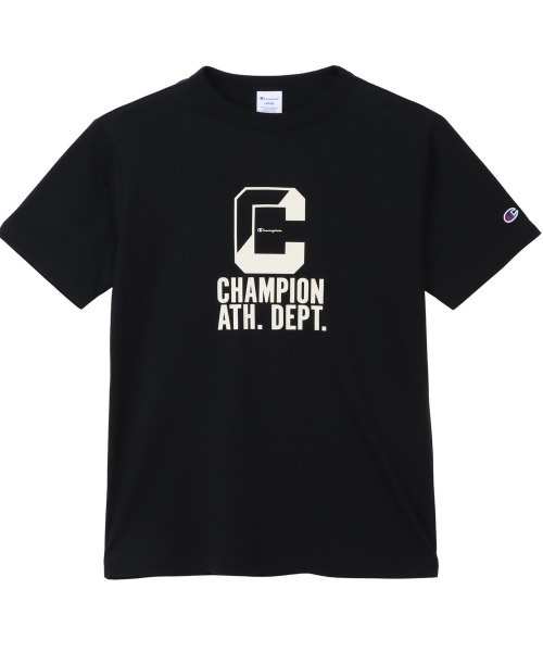 Champion(チャンピオン)の「チャンピオン SHORT SLEEVE T-SHIRT(Tシャツ/カットソー・メンズ・アイボリー/ブラック/グレー・M/L/LL)」の2枚目の写真