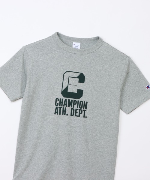 Champion(チャンピオン)の「チャンピオン SHORT SLEEVE T-SHIRT(Tシャツ/カットソー・メンズ・アイボリー/ブラック/グレー・M/L/LL)」の9枚目の写真