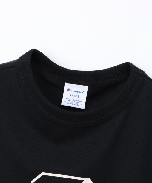 Champion(チャンピオン)の「チャンピオン SHORT SLEEVE T-SHIRT(Tシャツ/カットソー・メンズ・アイボリー/ブラック/グレー・M/L/LL)」の8枚目の写真