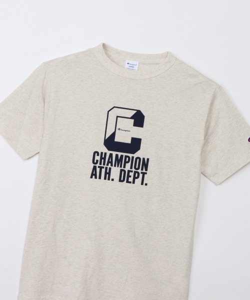Champion(チャンピオン)の「チャンピオン SHORT SLEEVE T-SHIRT(Tシャツ/カットソー・メンズ・アイボリー/ブラック/グレー・M/L/LL)」の5枚目の写真