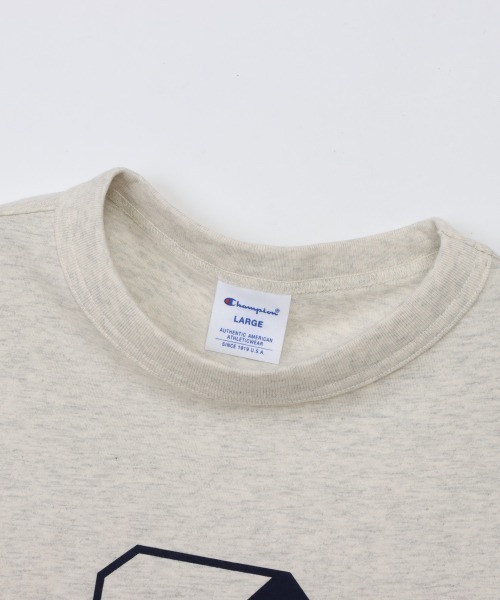 Champion(チャンピオン)の「チャンピオン SHORT SLEEVE T-SHIRT(Tシャツ/カットソー・メンズ・アイボリー/ブラック/グレー・M/L/LL)」の6枚目の写真