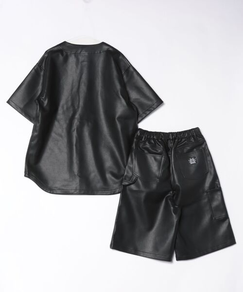 RAGEBLUE(レイジブルー)の「【BATTLE OF TOKYO】ROWDY SHOGUN / コラボレザーセットアップ(シャツ/ブラウス・レディース・ブラック・FREE)」の7枚目の写真