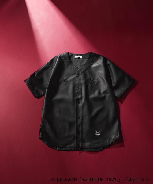 RAGEBLUE(レイジブルー)の「【BATTLE OF TOKYO】ROWDY SHOGUN / コラボレザーセットアップ(シャツ/ブラウス・レディース・ブラック・FREE)」の8枚目の写真