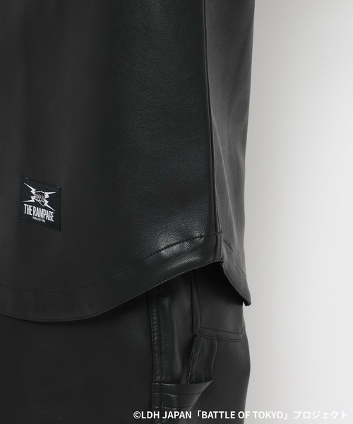 RAGEBLUE(レイジブルー)の「【BATTLE OF TOKYO】ROWDY SHOGUN / コラボレザーセットアップ(シャツ/ブラウス・レディース・ブラック・FREE)」の20枚目の写真