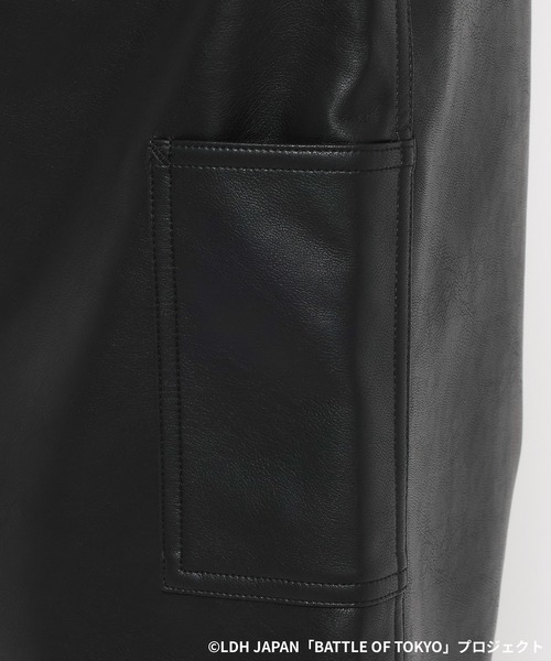 RAGEBLUE(レイジブルー)の「【BATTLE OF TOKYO】ROWDY SHOGUN / コラボレザーセットアップ(シャツ/ブラウス・レディース・ブラック・FREE)」の3枚目の写真