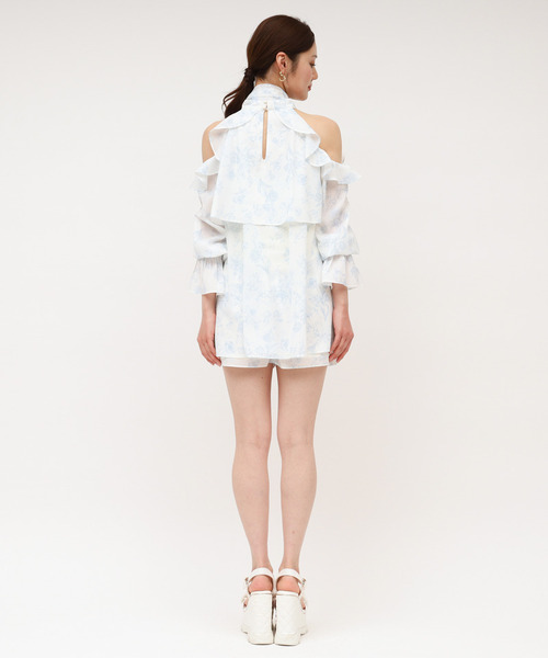 ROYAL PARTY（ロイヤルパーティー）の「【ONLINE限定カラーあり】リボン付コールドショルダーブラウスセットアップ（シャツ/ブラウス・レディース・その他/ブラック/オフホワイト/ピンク・FREE）」の19枚目の写真