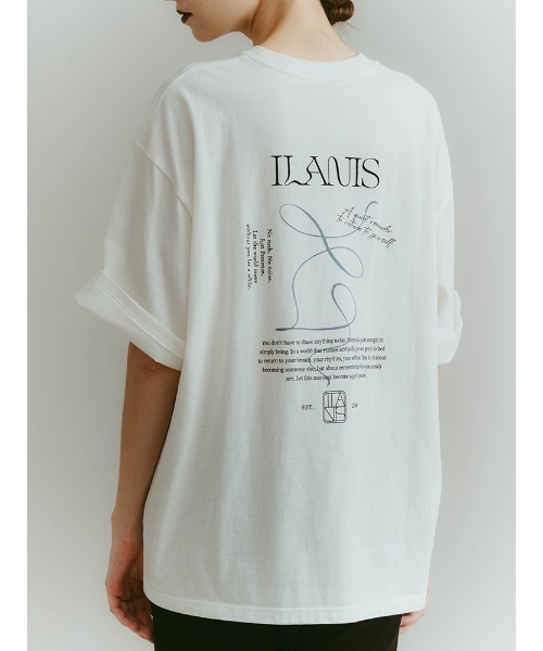 ILANIS(イラニス)の「ILANIS Graphic Tee(Tシャツ/カットソー・レディース・オフホワイト/ベージュ・FREE/S)」の16枚目の写真