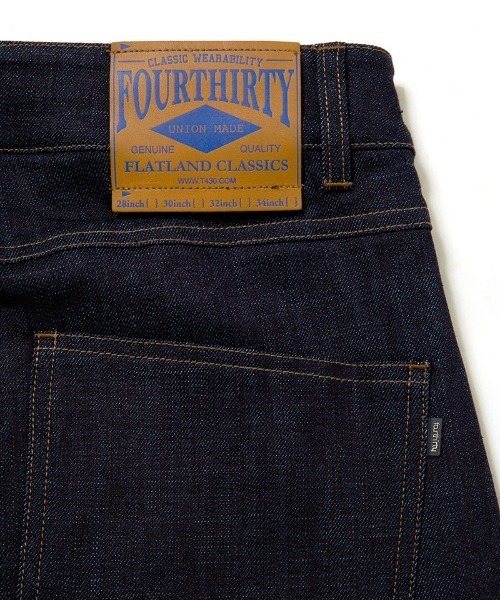 430（フォーサーティ）の「mp14908- BT DENIM 1-WASH デニムパンツ(26-090)（デニムパンツ・メンズ・インディゴブルー・34/32/30）」の10枚目の写真