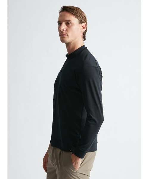 MIZUNO(ミズノ )の「【Mizuno | AOURE】DYNAMOTION FIT MOCK NECK TEE LS(Tシャツ/カットソー・メンズ・ブラック/グレー・SMALL/MEDIUM/LARGE/X-LARGE)」の19枚目の写真