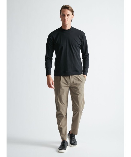 MIZUNO(ミズノ )の「【Mizuno | AOURE】DYNAMOTION FIT MOCK NECK TEE LS(Tシャツ/カットソー・メンズ・ブラック/グレー・SMALL/MEDIUM/LARGE/X-LARGE)」の3枚目の写真