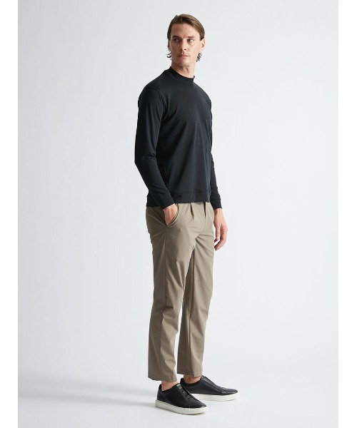 MIZUNO(ミズノ )の「【Mizuno | AOURE】DYNAMOTION FIT MOCK NECK TEE LS(Tシャツ/カットソー・メンズ・ブラック/グレー・SMALL/MEDIUM/LARGE/X-LARGE)」の4枚目の写真
