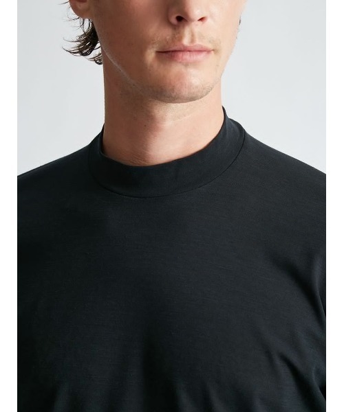MIZUNO(ミズノ )の「【Mizuno | AOURE】DYNAMOTION FIT MOCK NECK TEE LS(Tシャツ/カットソー・メンズ・ブラック/グレー・SMALL/MEDIUM/LARGE/X-LARGE)」の8枚目の写真