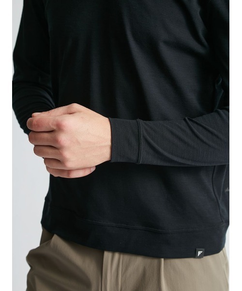 MIZUNO(ミズノ )の「【Mizuno | AOURE】DYNAMOTION FIT MOCK NECK TEE LS(Tシャツ/カットソー・メンズ・ブラック/グレー・SMALL/MEDIUM/LARGE/X-LARGE)」の9枚目の写真