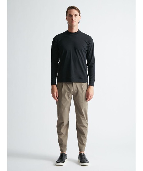 MIZUNO(ミズノ )の「【Mizuno | AOURE】DYNAMOTION FIT MOCK NECK TEE LS(Tシャツ/カットソー・メンズ・ブラック/グレー・SMALL/MEDIUM/LARGE/X-LARGE)」の14枚目の写真
