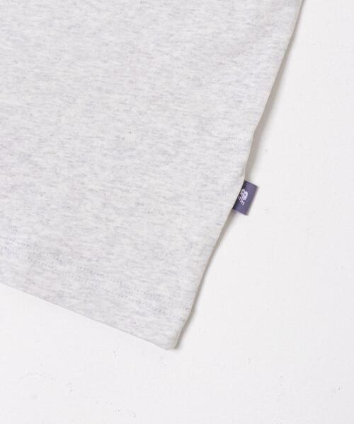 NEW BALANCE（ニューバランス）の「NEW BALANCE　ボックスTシャツ（Tシャツ/カットソー・レディース・ライトグレー/ブラック・SMALL）」の12枚目の写真