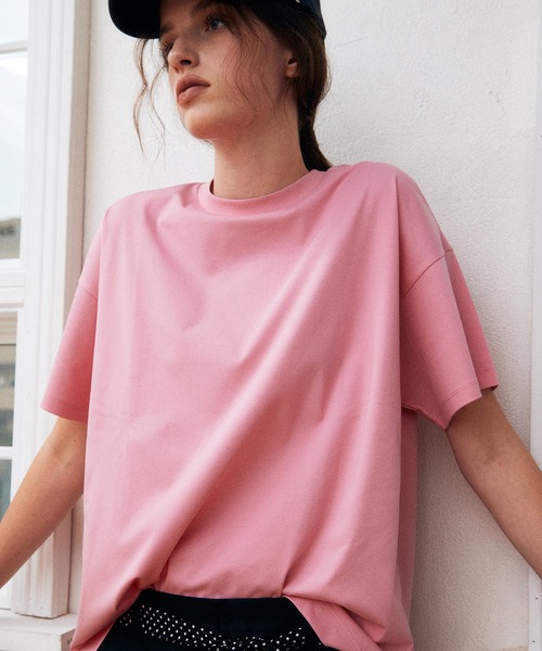 LE CIEL BLEU(ルシェルブルー)の「"LE"ボーイフレンドTシャツ / "LE" Boyfriend T-Shirt(Tシャツ/カットソー・レディース・ベージュ/ピンク/オフホワイト/チャコールグレー/ネイビー/ブラック・36)」の19枚目の写真