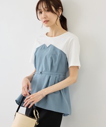 ROPE' PICNIC | 【ちゃんと+かわいい保証】エアリーリネンライク ドッキングカットトップス/UVケア(Tシャツ/カットソー)