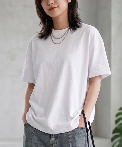 N.W.T(エヌダブルティー)の「【N.W.T】8.5oz クロップド コンパクトTシャツ / 8.5 oz Cropped Compact T-Shirt / 短丈 無地 Tシャツ ユニセックス(Tシャツ/カットソー・メンズ・ブラック/ホワイト・XL/L/M/S)」の2枚目の写真