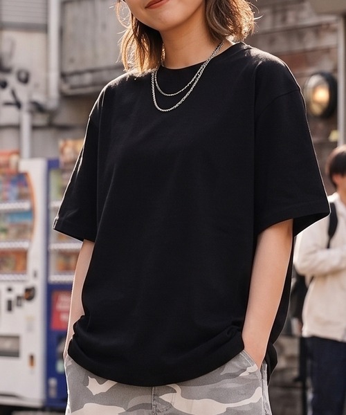 N.W.T(エヌダブルティー)の「【N.W.T】8.5oz クロップド コンパクトTシャツ / 8.5 oz Cropped Compact T-Shirt / 短丈 無地 Tシャツ ユニセックス(Tシャツ/カットソー・メンズ・ブラック/ホワイト・XL/L/M/S)」の1枚目の写真