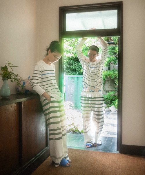 PAMM（パム）の「フレットボーダーT（Tシャツ/カットソー・レディース・ブラック/グリーン・2/3）」の13枚目の写真