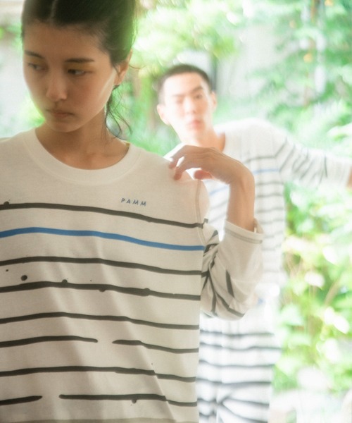 PAMM（パム）の「フレットボーダーT（Tシャツ/カットソー・レディース・ブラック/グリーン・2/3）」の10枚目の写真