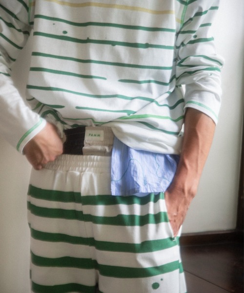 PAMM（パム）の「フレットボーダーT（Tシャツ/カットソー・レディース・ブラック/グリーン・2/3）」の22枚目の写真