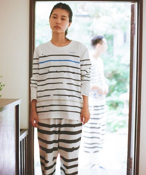 PAMM（パム）の「フレットボーダーT（Tシャツ/カットソー・レディース・ブラック/グリーン・2/3）」の4枚目の写真
