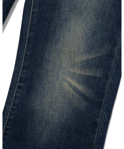 MOAA(モア)の「Contrast Stitch Flare Denim (DEEP BLUE JEAN)(デニムパンツ・レディース・その他・SMALL/MEDIUM)」の5枚目の写真