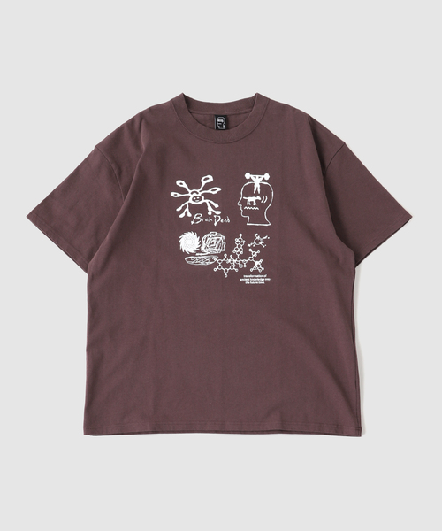 BRAIN DEAD(ブレインデット)の「BRAIN DEAD / ブレインデッド ANCIENT KNOWLEDGE T-SHIRT(Tシャツ/カットソー・メンズ・パープル系その他・LARGE/MEDIUM)」の1枚目の写真