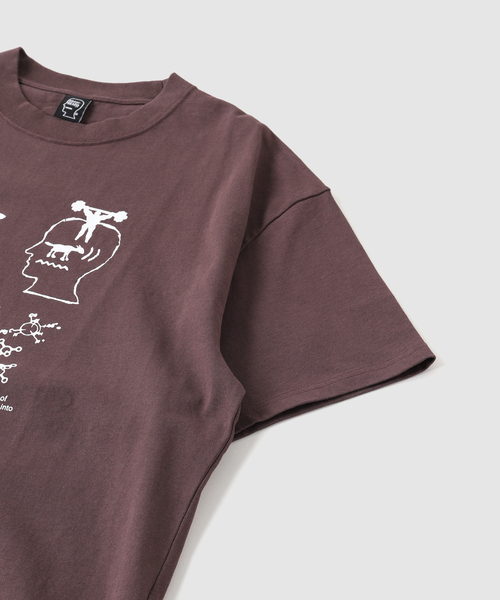 BRAIN DEAD(ブレインデット)の「BRAIN DEAD / ブレインデッド ANCIENT KNOWLEDGE T-SHIRT(Tシャツ/カットソー・メンズ・パープル系その他・LARGE/MEDIUM)」の4枚目の写真