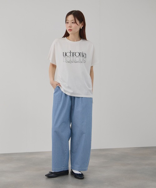 NAVY(ネイビー)の「【NAVY / ネイビー】 シャンブレー カーブパンツ(その他パンツ・レディース・ブルー/ワンウォッシュ・S/L/M)」の20枚目の写真