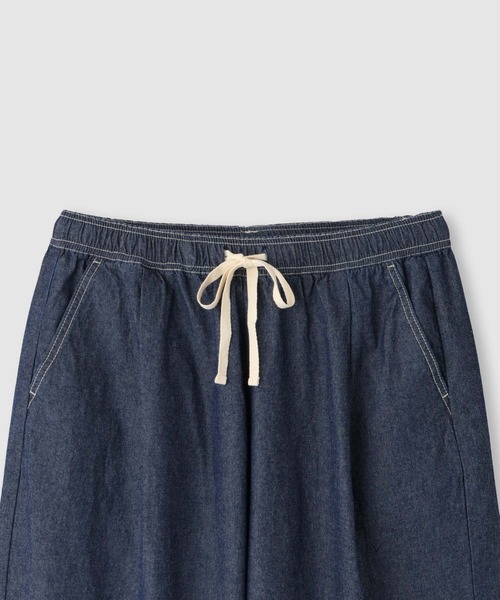 NAVY(ネイビー)の「【NAVY / ネイビー】 シャンブレー カーブパンツ(その他パンツ・レディース・ブルー/ワンウォッシュ・S/L/M)」の15枚目の写真