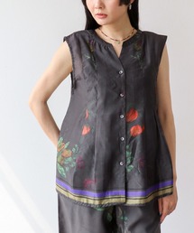 Three Four Time | ボタニカルプリントブラウス(シャツ/ブラウス)